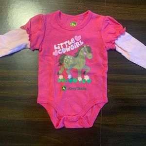 John Deere 3/6 Mo. Onesie